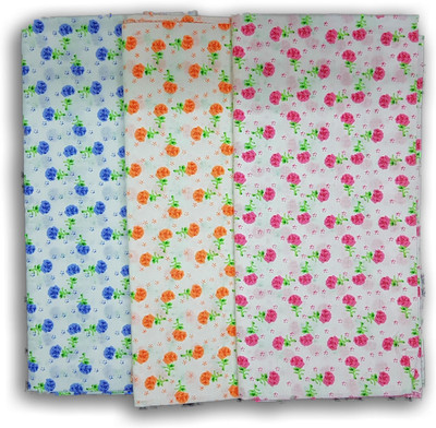 

FeatherTouchKids Floral  Swadding Baby Blanket(Microfiber, White
