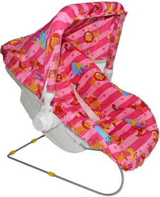 

Taaza Garam Kids High Quality Imported Baby Multipurpose Carry Cot (10 in 1) Pink - Unisex Non-electric Bouncer(Pink)