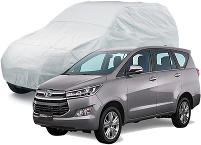Cardon Car Cover For Toyota Innova Crysta (Without Mirror Pockets)(Silver, For 2017 Models)