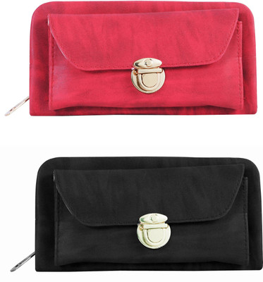 

Lady bar Casual Black, Pink Clutch