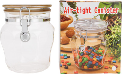 

Tuelip Pepper Shape Designed Airtight Canister - 1000 ml Polypropylene Grocery Container(Clear)