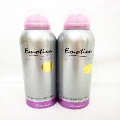 

Rasasi Emotion Deodorant Spray - For Women(400 ml, Pack of 2)