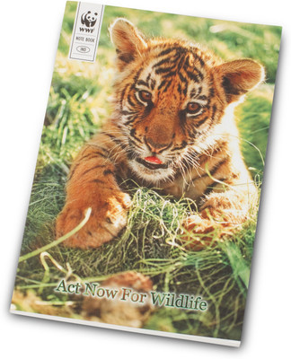

WWF A6 Notebook(Small Tiger Notebook, Orange)