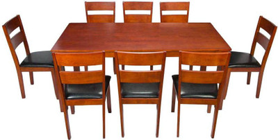 

Woodness Solid Wood 8 Seater Dining Set(Finish Color - Mahogany)