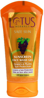 Lotus Herbals Safe Sun Gel Face Wash(80 g)