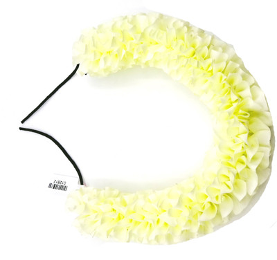 

Margam Artificial Gajra Flowers Bun Hair Band(White)