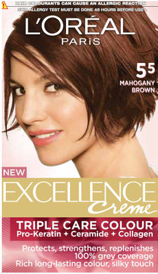 L'Oréal Paris Excellence Creme , Mahagony Brown 5.5