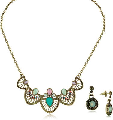 

Spargz Alloy Jewel Set(Multicolor)