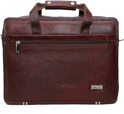 

HIGH TOUCH 15 inch Expandable Laptop Case(Brown)