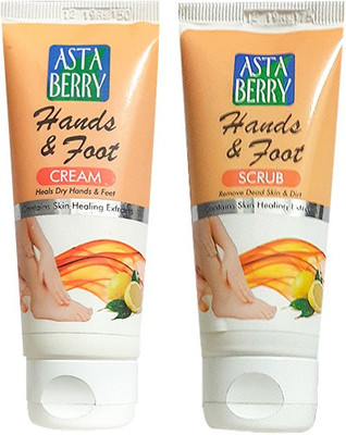 

Astaberry Hands & Foot Cream & Scrub Combo(50 g)