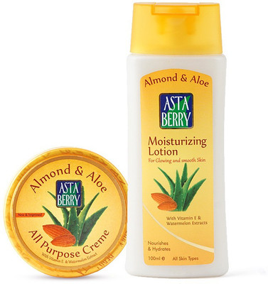 

Astaberry Almond Cream & Almond Moisturizer Combo(100 ml)