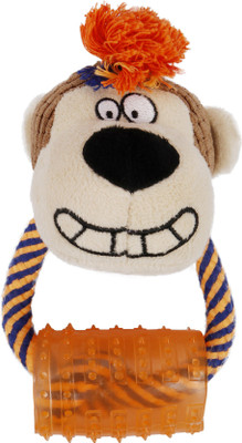 

SRI Imported High Quality Cute Smiley Face Toy For Puppy/Cat -Small Nylon Plush Toy For Dog