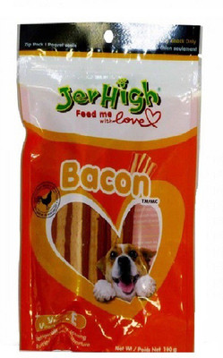 

Jer High Bacon Strip With (Vitamin E) Chicken Dog Treat(100 g, Pack of 4)
