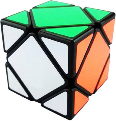 

Montez Ultra Smooth Magic Skewb Cube Black Base Puzzle Mind Refresher Toy(1 Pieces)