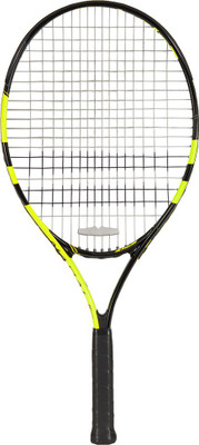 

Babolat Nadal Junior Black, Yellow Strung Tennis Racquet(G3 - 4 3/8 Inches, 280 g)