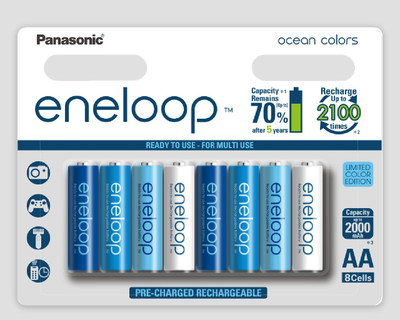 

Panasonic eneloop Ocean Multi use Rechargeable Ni-MH Battery