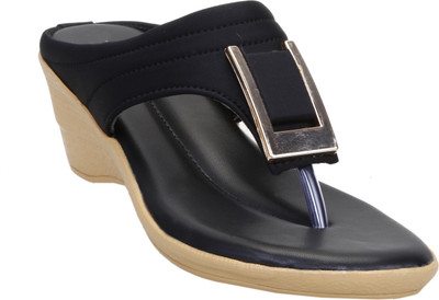 

Zappy Women Black Wedges
