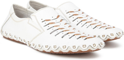 

Pavers England Genuine Leather Outdoors For Men(White, Brown, White/tan