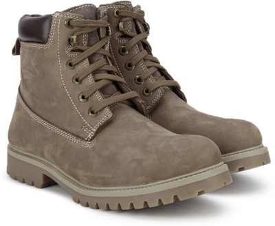

Woodland Leather Boots For Men(Brown, Dirty brown