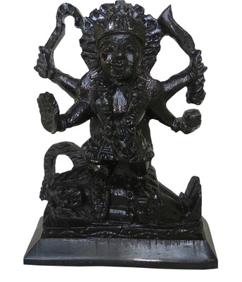 

MNE LORD KAALI MATA Decorative Showpiece - 10 cm(Marble, Black)