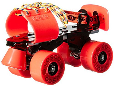 

Cosco Zoomer Sr. (19.5 - 26.5 cm) Age Group (8+ Years) Quad Roller Skates - Size Kids 12 - Adults 8 UK(Orange, Yellow), Assorted