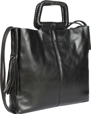 

Bagkok Women Casual Black PU Sling Bag