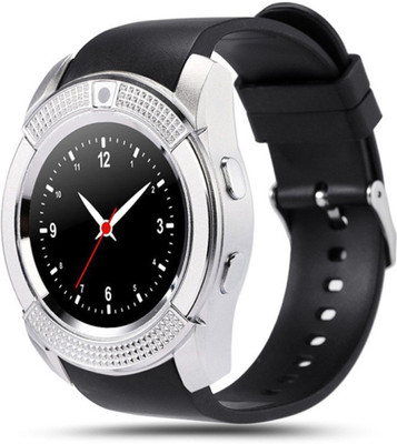 

SYL AQUA Black Smartwatch(Black Strap Free Size)
