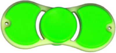 

Montez Glow In The Dark Radium 2 Leave Fidget Hand Spinner Toy(Multicolor)