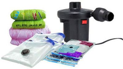 

VO. TEMM Self Seal Travel Storage Vaccum Bags(Pack of 9)
