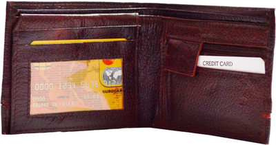 

DREAMSS Enterprise Men Brown Genuine Leather Wallet(3 Card Slots)
