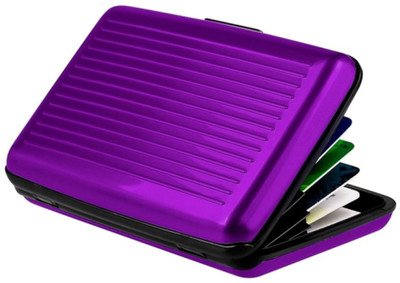 

Tangerine Men Purple Plastic Card Holder(6 Card Slots)