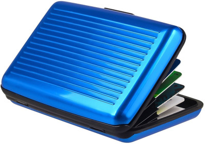 

Tangerine Men Blue Plastic Card Holder(6 Card Slots)