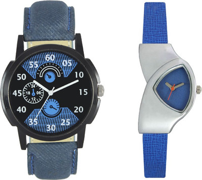 

SRK ENTERPRISE New Couple combo With Stylish And Designer Collection 12 Watch - For Men & Women