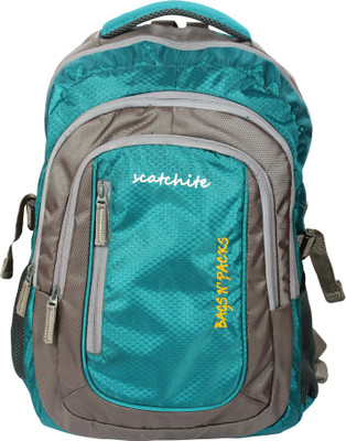 

SCATCHITE 031 GRY-GREEN 25 L Laptop Backpack(Green), Green;grey