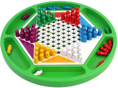 

Pigloo Chinese Checkers, Snakes and Ladders and Others - for Kids Ages 3+ Years Board Game