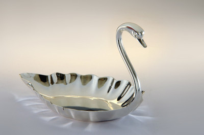 

MeLANgE FB1017 Silver Plated Bowl(Silver, Pack of 1)