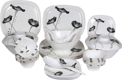 

Eagleware Floral Melamine Pack of 33 Dinner Set(Melamine)