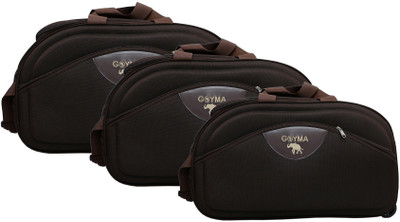 

GOYMA Canvas & Polyester (20,22,24) Inches Duffel Strolley Bag(Brown)