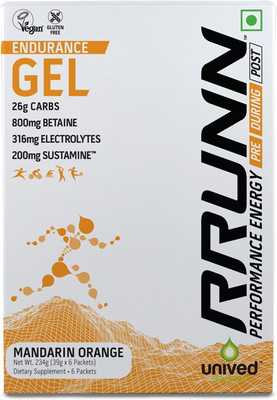 

Unived RRUNN Endurance Energy Gel Mandarin Orange Energy Drink(Mandarin Orange Flavored)