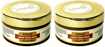 

Khadi Global Neem Tulsi Face Pack Pack of 2(140 ml)