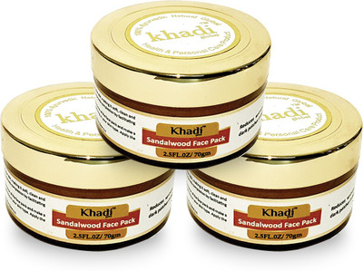 

Khadi Global Sandalwood face pack Pack of 3(210 ml)