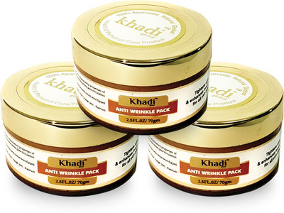 

Khadi Global Anti Wrinkle Face Pack Pack of 3(210 ml)