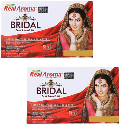 

Real Aroma Bridal Spa Facial Kit 740 g(Set of 2)