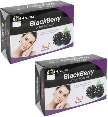 

Real Aroma Blackberry Ultra Facial Kit 740 g(Set of 2)