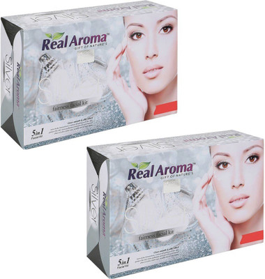 

Real Aroma Silver Fairness Facial Kit 740 g(Set of 2)
