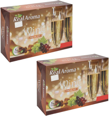 

Real Aroma Wine Facial Kit 740 g(Set of 2)
