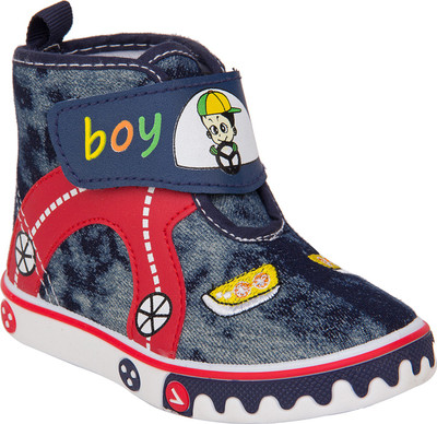 

77 seventy seven Boys & Girls Velcro Walking Shoes(Multicolor, Blue