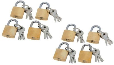 

PTCMart PTCMART Golden-Lock-38MM -Set-of-8 Lock(Multicolor)