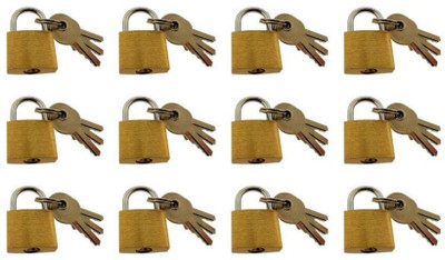 

PTCMart PTCMART Golden-Lock-25MM -Set-of-12 Lock(Multicolor)