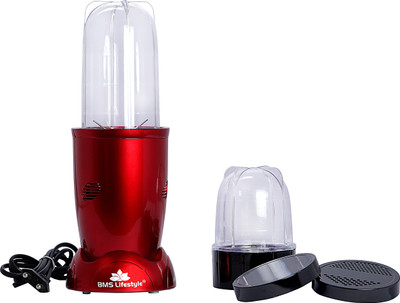 

BMS Lifestyle BMS Nutri_01 400 W Mixer Grinder(Red, 2 Jars)